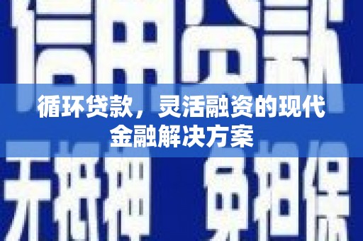 永嘉循环贷款，灵活融资的现代金融解决方案