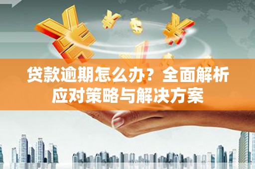 永嘉贷款逾期怎么办？全面解析应对策略与解决方案
