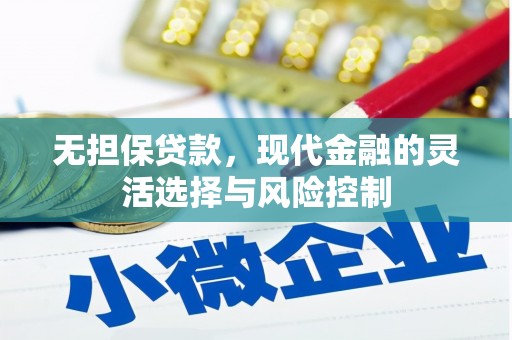 永嘉无担保贷款，现代金融的灵活选择与风险控制