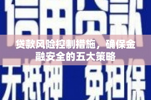 永嘉贷款风险控制措施，确保金融安全的五大策略