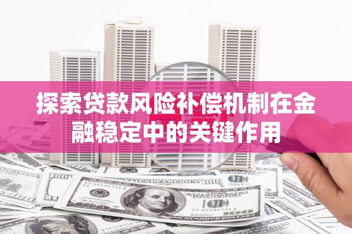 永嘉探索贷款风险补偿机制在金融稳定中的关键作用